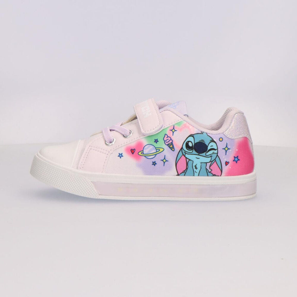 Disney Stitch canvas trainers with ligths