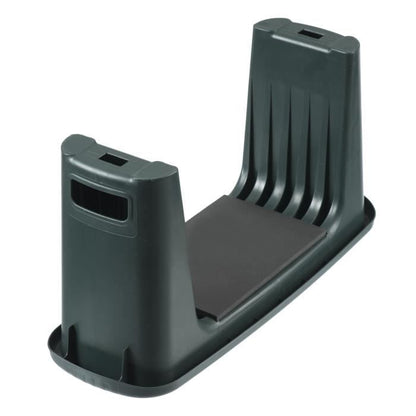 NATURE HDPE knee stool - 2 positions: sitting and kneeling - H 34 x 65.5 x 25 cm - Green