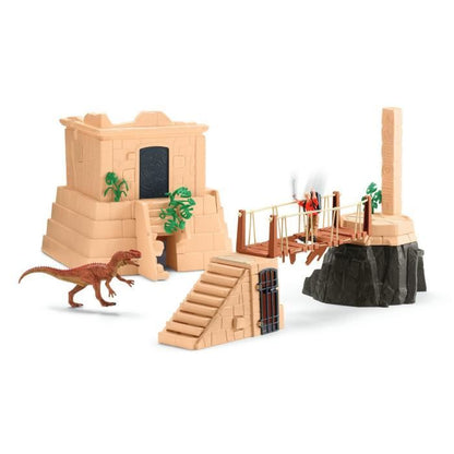 Schleich 42657 Dinosaurs Lost Temple Adventures Playset, With Monolophosaurus Dinosaur Included, For Children Aged 5 and Up