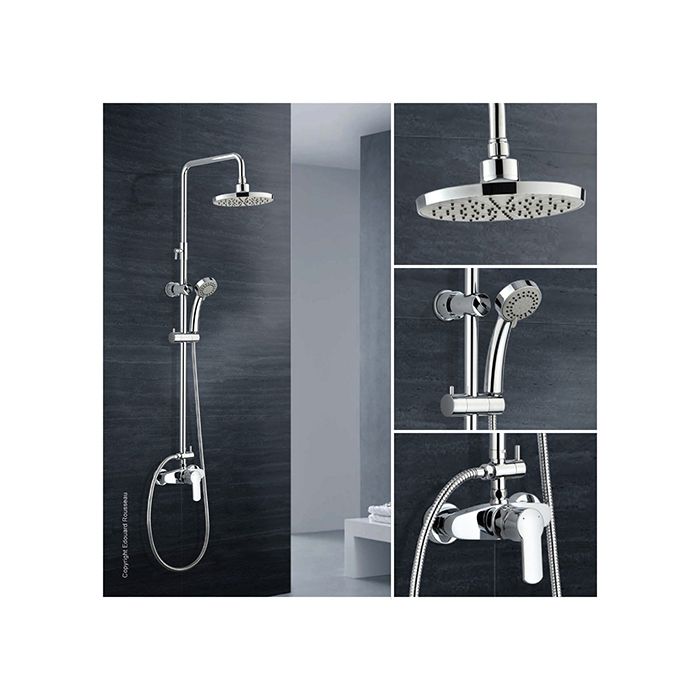 Rousseau Shower column with SHENENTI CHROME mechanical mixer faucet
