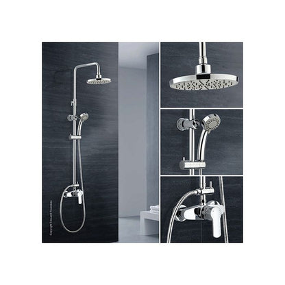 Rousseau Shower column with SHENENTI CHROME mechanical mixer faucet