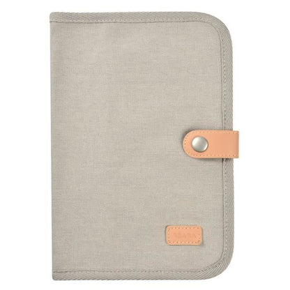 BEABA, Pearl gray canvas health book cover