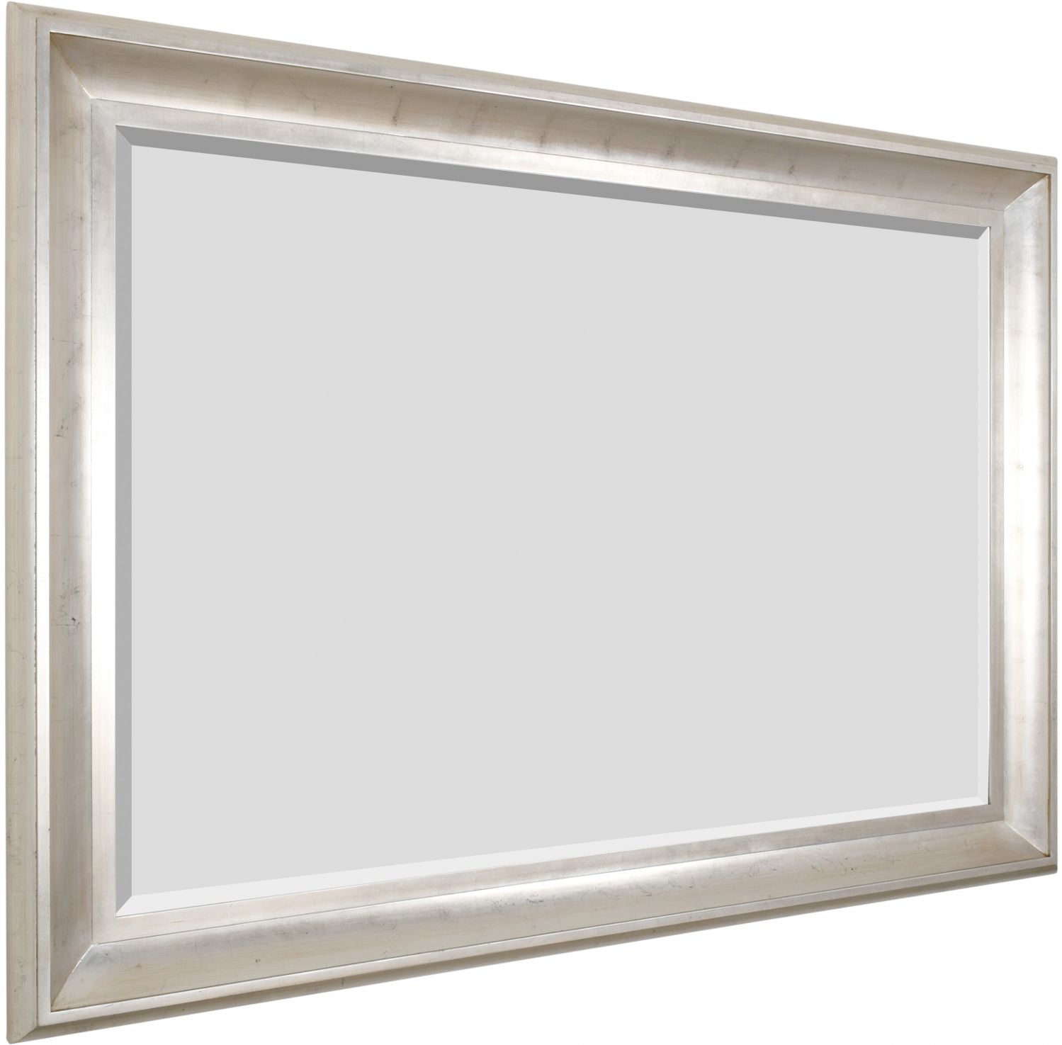 The Sterling Mirror 48X72 Silver with Champagne Wash