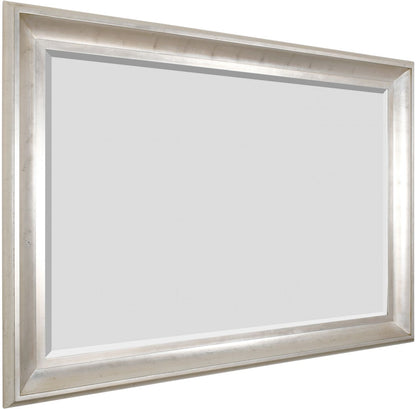 The Sterling Mirror 48X72 Silver with Champagne Wash