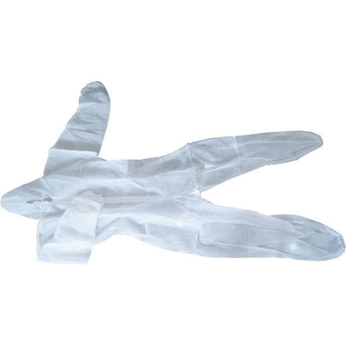 Protective suit - CON:P - 4555500 - Disposable - Size L - Polypropylene - White
