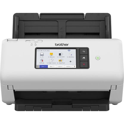 Scanner - BROTHER - ADS-4700 - Office Documents - Duplex - 40 ppm/80 ipm - Ethernet, Wi-Fi, Wi-Fi Direct - ADS4700WRE1