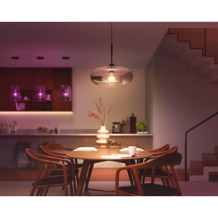 Philips Hue White Ambiance - E27 connected LED bulb - 9.5W Equivalent 75W - Bluetooth compatible