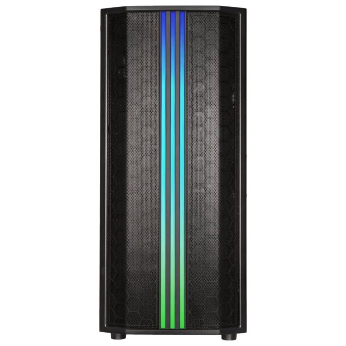 PC case - BITFENIX - Saber Mesh FRGB - Mid-tower - ATX - Black - Tempered glass and Mesh front