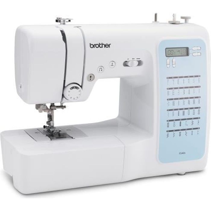 BROTHER FS40s Electronic sewing machine-40 stitches-Needle threading system-LCD display-Selection keys-Free arm