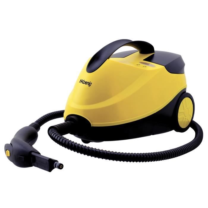 HKoeNIG steam cleaner - 4bar - Capacity 1.5L - Heating time 8 mins - Autonomy 45 mins