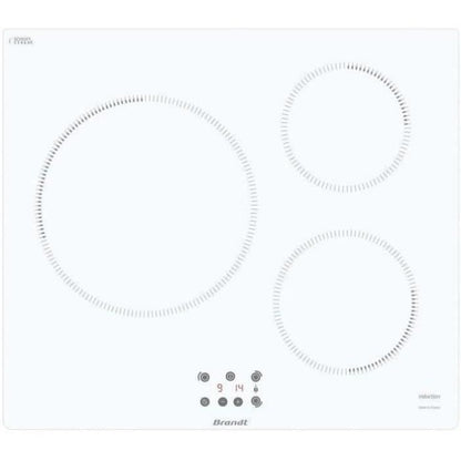 Brandt induction hob -Ti364W - 3 lights - 14cm