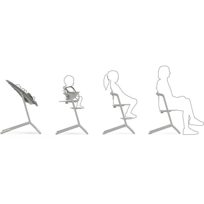 Lemo 2 Adjustable High Chair - CYBEX - Suede Grey