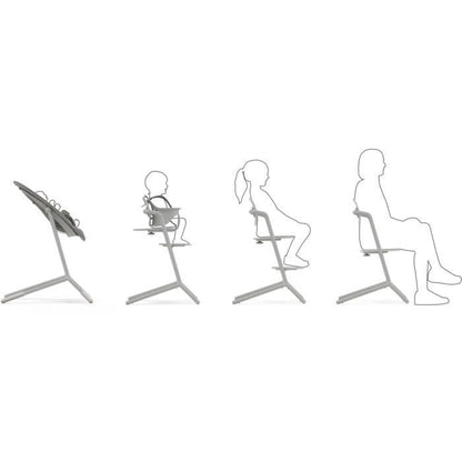 Lemo 2 Adjustable High Chair - CYBEX - Suede Grey