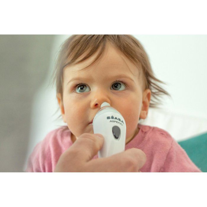 Aspidoo White Portable Electric Baby Nasal Aspirator