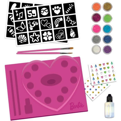 Barbie Glitter Tattoo Kit - LISCIANI GIOCHI - Create colorful and sparkly tattoos