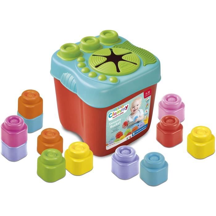 Clementoni - Clemmy sensory basket - 15 pieces