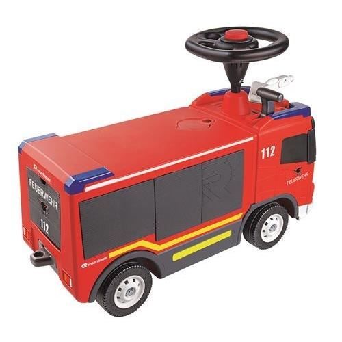 Smoby - Big Fire Truck with water lance - Steering wheel with horn - Water lance function - H 440mm - From 2 years old - Made in Europe