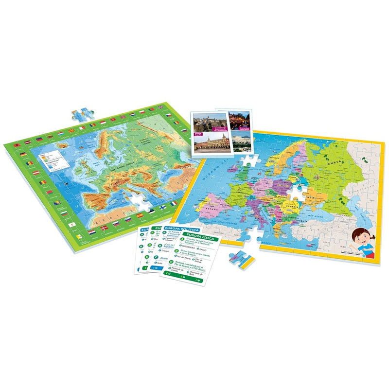 Geo Map Discover Europe in Spanish