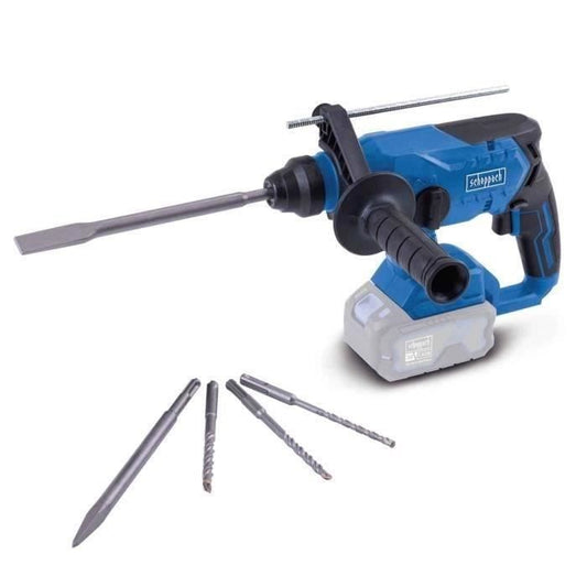 Brushless hammer drill - SCHEPPACH - 20V IXES - 2.2 joules - SDS Plus - 1400 rpm - without battery or charger - BC-RHD230-X