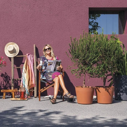 Flower pot - DEROMA - Origin - 9.6 L - Terracotta