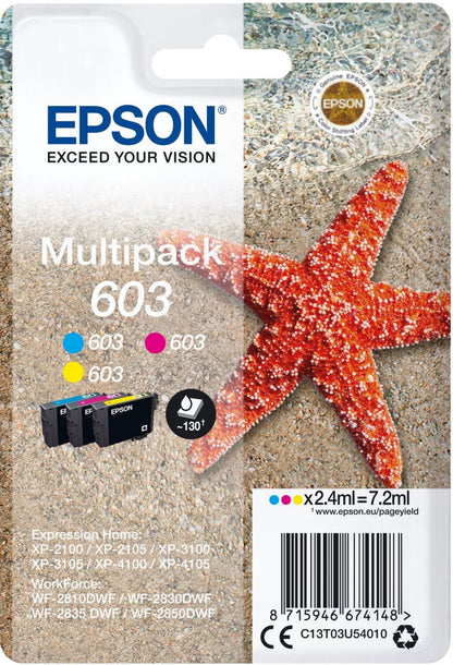 Ink - EPSON - Multipack 3 colors - Starfish 603