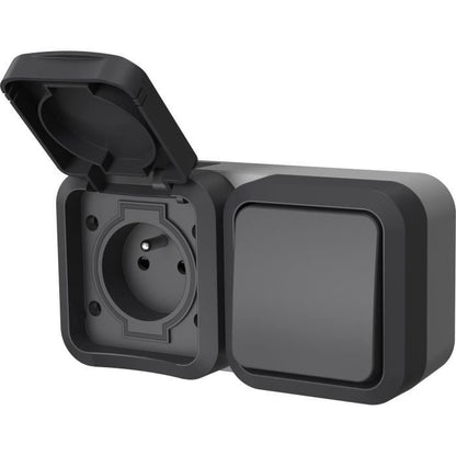 Double socket - QUARX - Aqua Pro - Outdoor, vertical, IP55, 250V, 16A