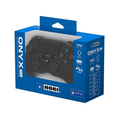 Gamepad - HORI - Onyx - Wireless - 6 hour battery life - Compatible with PS4 and PC