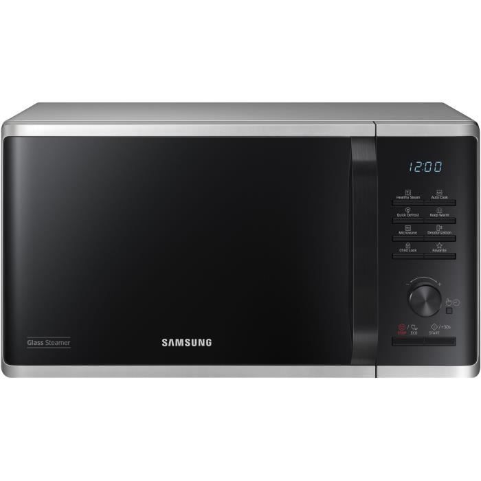 Solo microwave - Samsung - MS23K3555es - Stainless steel - 23L - Electronic control + button - Hold holder function