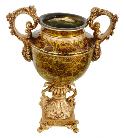 Golden Swirl Vase 18.5 Inches Tall