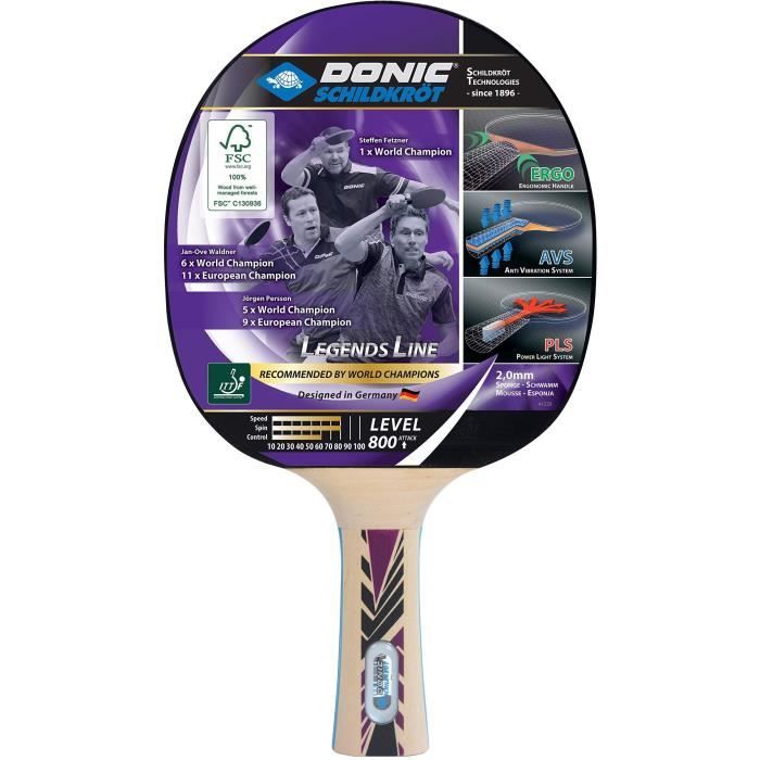 Table tennis racket - SCHILDKRÖT - LEGENDS 800 FSC