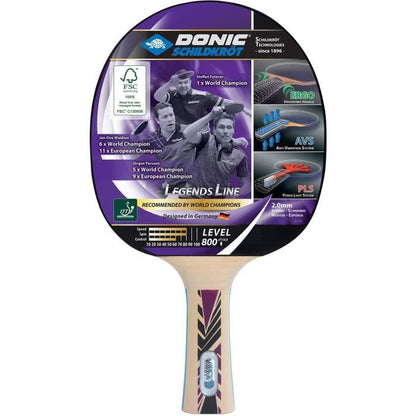 Table tennis racket - SCHILDKRÖT - LEGENDS 800 FSC