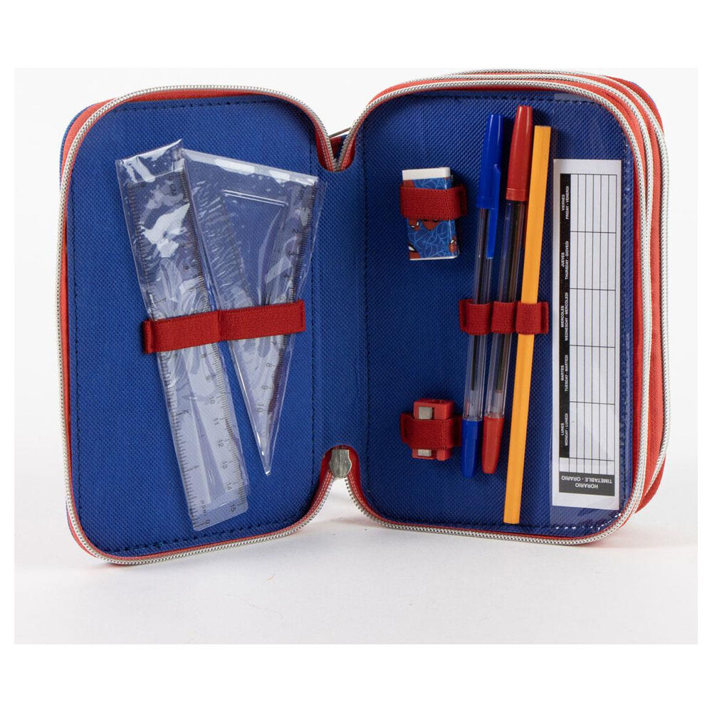 Marvel Spiderman triple pencil case