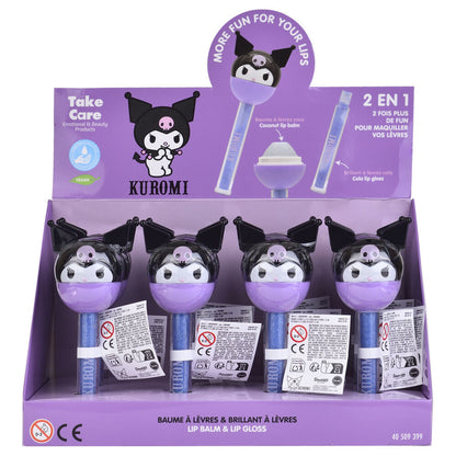 Hello Kitty Kuromi Lip balm + gloss