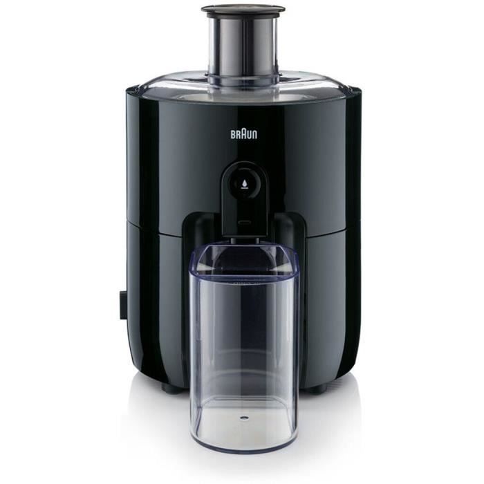 BRAUN SI3100BK Juicer - FastXtract and ColdXtract Technology - Foam Separator - Black