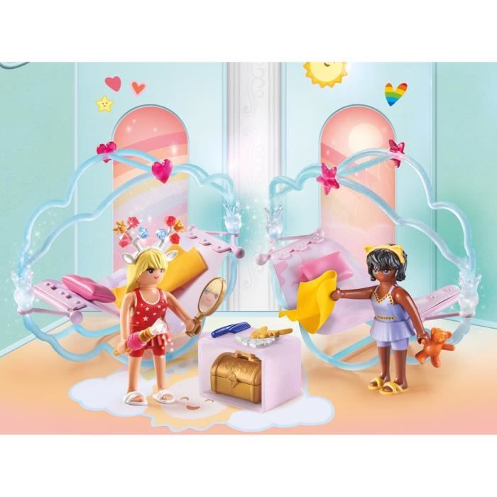 PLAYMOBIL 71362 Princess Room - Princess Magic - Includes two princesses and two rocking beds - Ages 4 and up