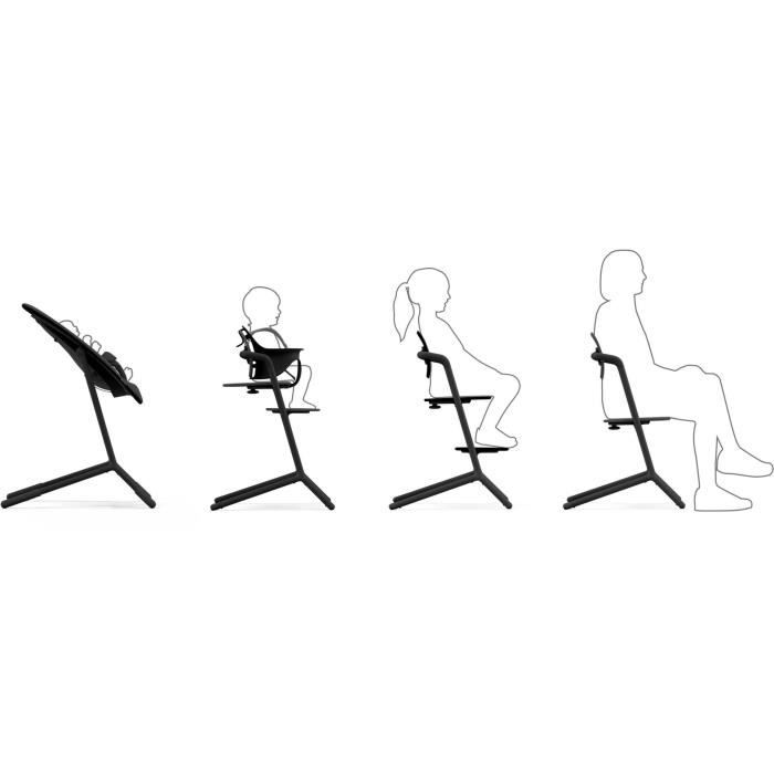 CYBEX - Lemo 2 Adjustable High Chair - Stunning Black