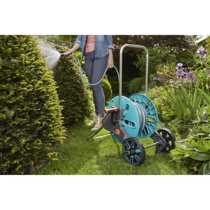Gardena Dévidoir Cleverroll Size M equipped-adapted Small Garden-Delivered with Kit pipe 25m-5 years warranty (18512-26)