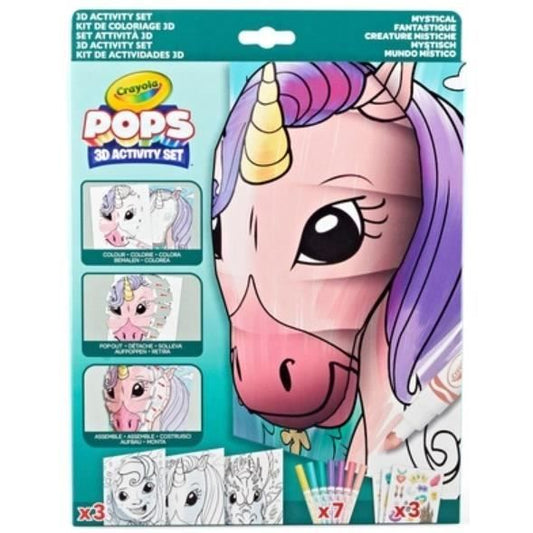 Creative - CRAYOLA - POPS 3D Mystical - Easy 3D drawings to make! From 6 years old