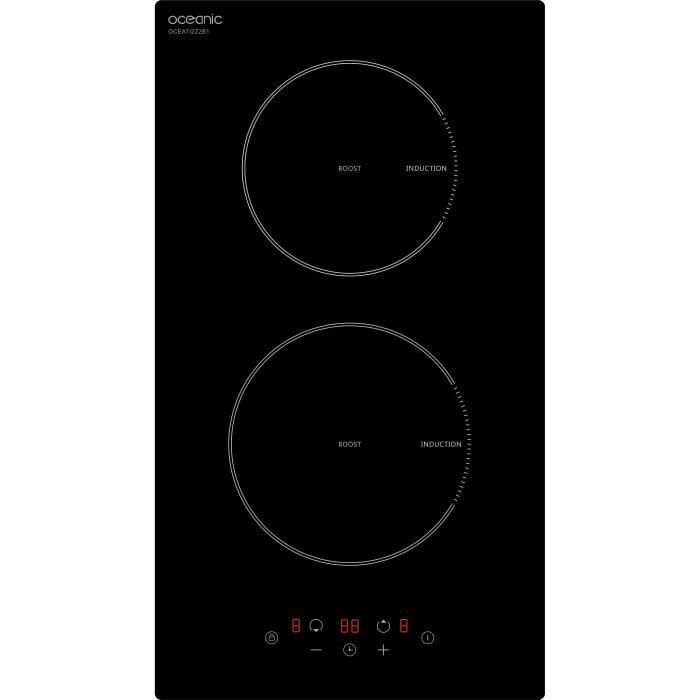 Oceanic Domino Built -in black induction