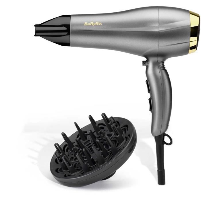 Titanium Gold 2300 Hairdryer - BABYLISS - 5513TE - 2300 W - 3 temperatures / 2 speeds