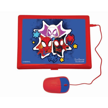 SPIDER-MAN Bilingual (FR / EN) educational computer for children LEXIBOOK - 124 activities