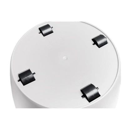 ELHO Brussels Wheels 47 round flower pot - White - Ø 47 x H 44 cm - interior - 100% recycled