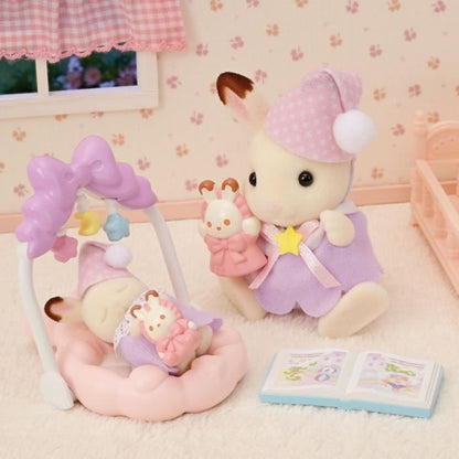 Chocolate Rabbit Sisters Bedtime - SYLVANIAN FAMILIES - 5806