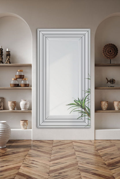 Crystal Wave Leaner Mirror