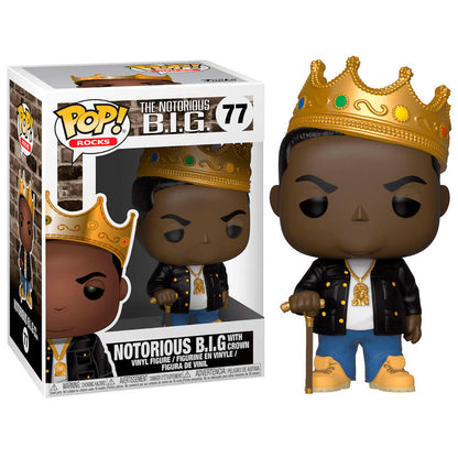 POP figure Notorious B.I.G. with Crown