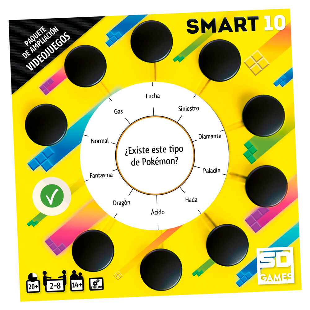 Spanish Smart 10 Game Expansion Videogames