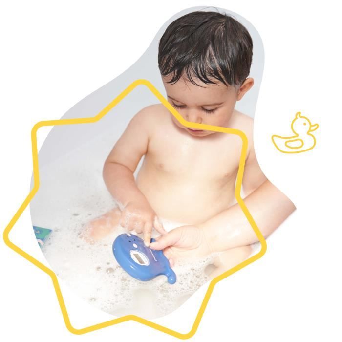 Badabulle Digital bath thermometer, with alert if water is too hot or too cold