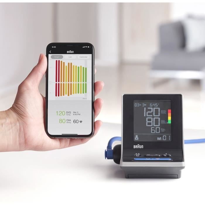 Braun Blood Pressure Monitor ExactFit 5 Connect Smart Blood Pressure Monitor - BUA6350EU