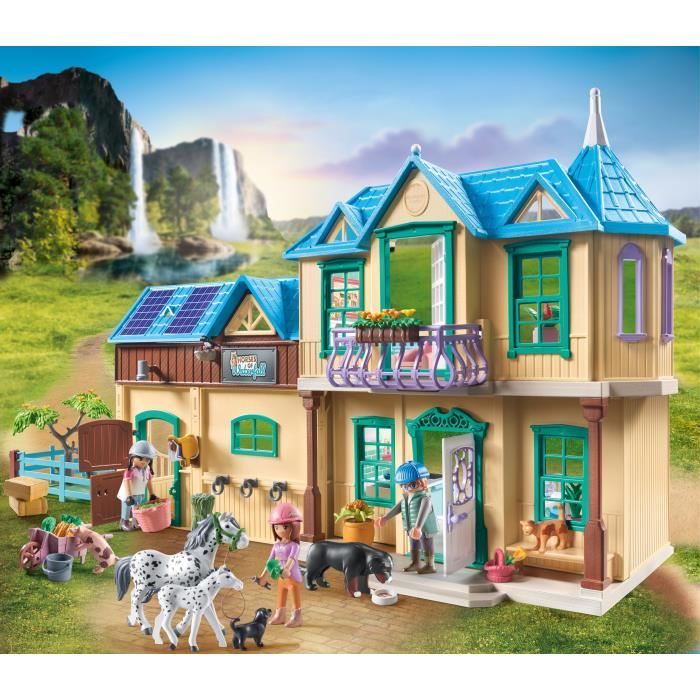 PLAYMOBIL 71351 Waterfall Ranch - Horses of Waterfall - 264 pieces - Ages 5 and up