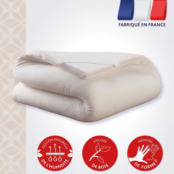 DODO Le Végétal mattress topper - Removable cover - 160x200 cm